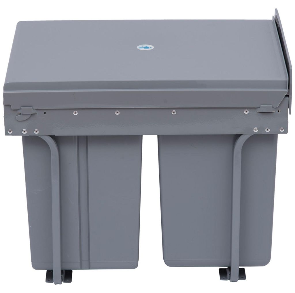 HOMCOM 40 liter inbouwprullenbak, onderkast met Productafbeelding 
