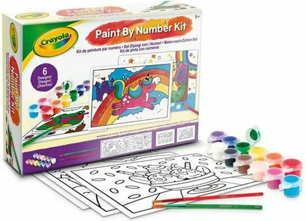 Regalo Creativo per Bambini: Set Pittura con Numeri Crayola Completo