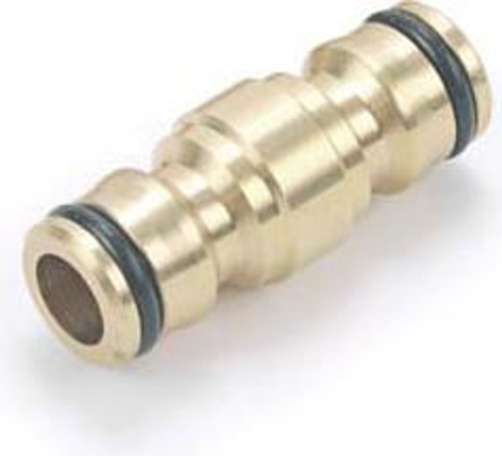 Doppelkupplung aus Messing von Rehau