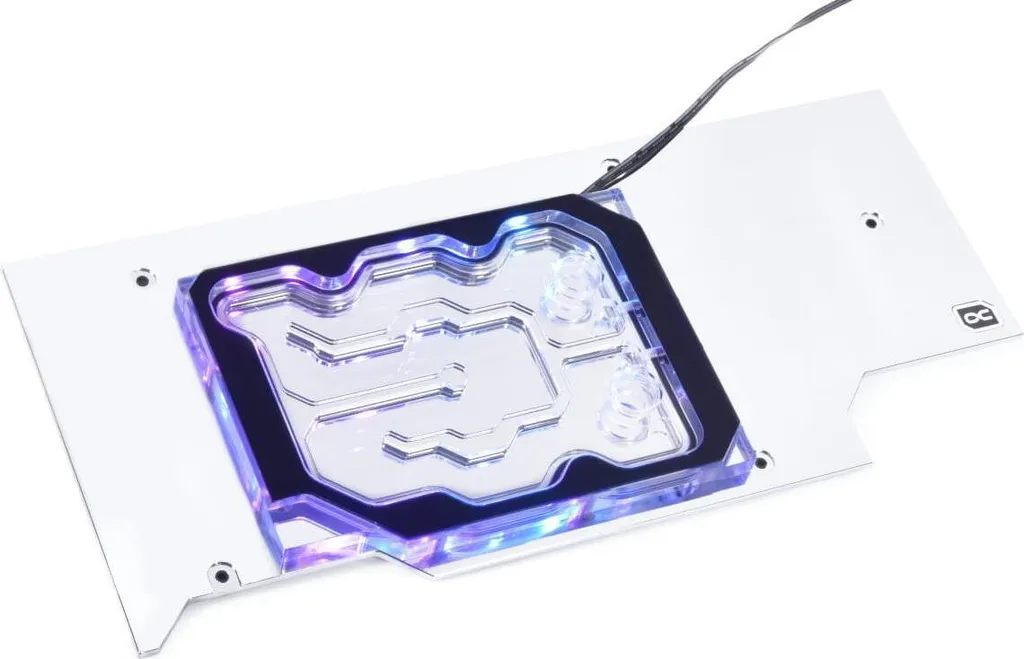 Plaque Arrière Alphacool 13044 en Aluminium pour Watercooling Haute Qualité