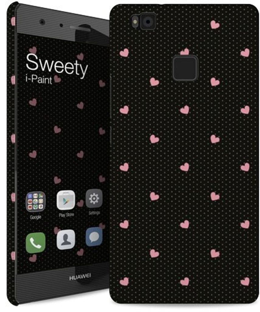 i-Paint Sweety, Cover, Huawei, P9 Lite, Schwarz, Pink