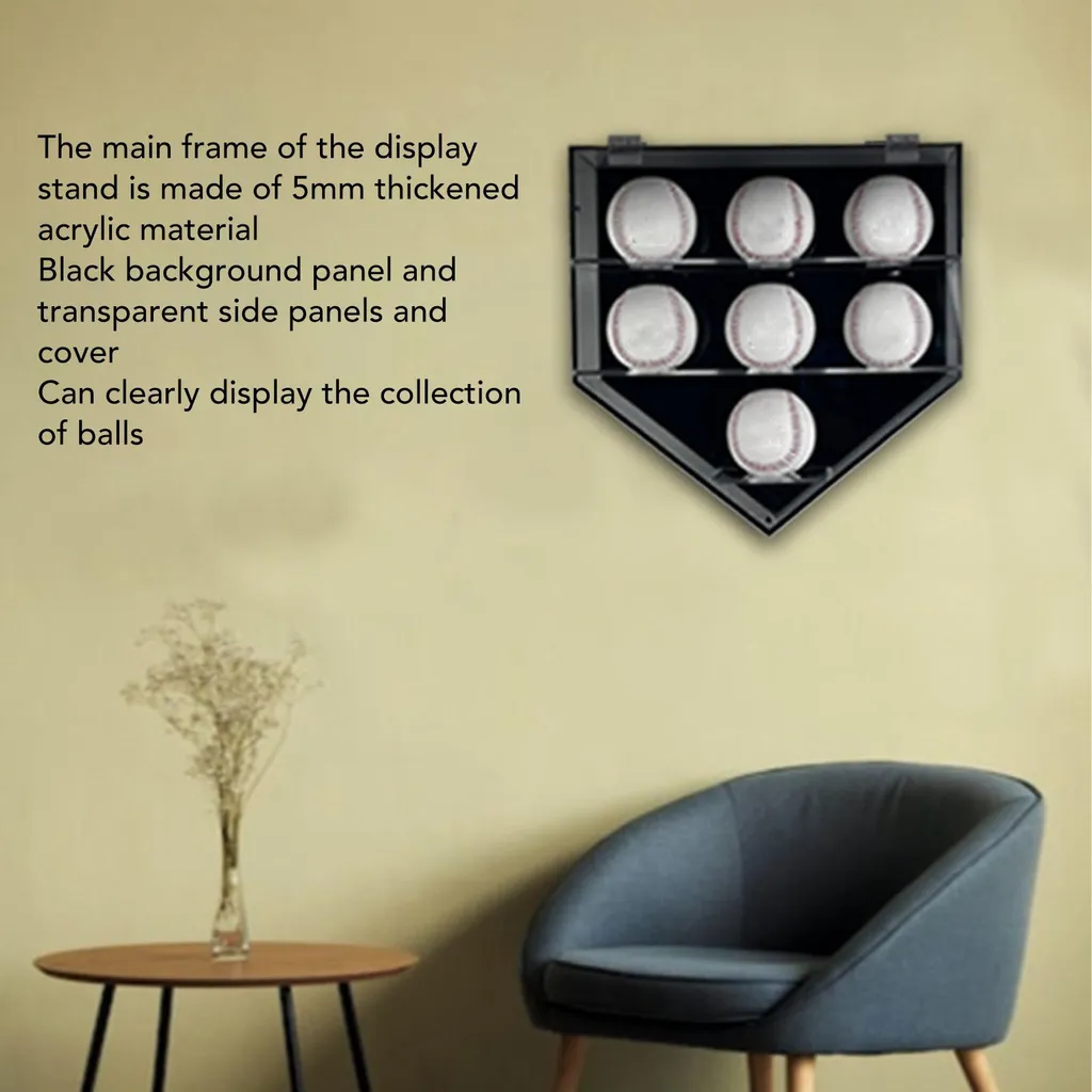Rangement Mural pour Collection de Balles de Baseball, Format Compact - 17