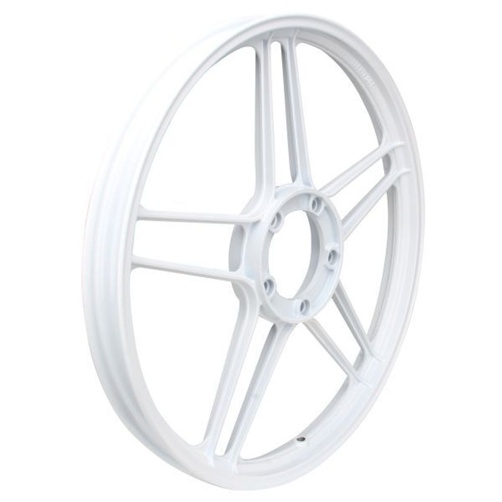 Gussfelge (Sternfelge) weiß 1,35x17 Zoll für Puch Maxi Produktbild 