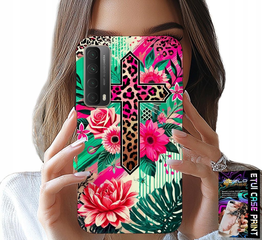 Gehäuse Für Huawei P Smart 2021 - Kreuz, Rose Christentum Jesus Zurück