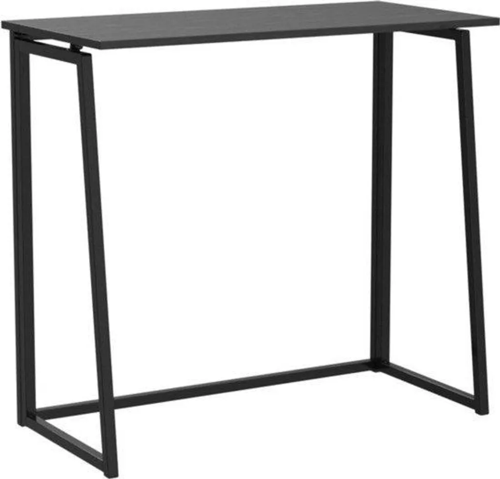 Table pliante en bois et métal pour ordinateur portable pliable
