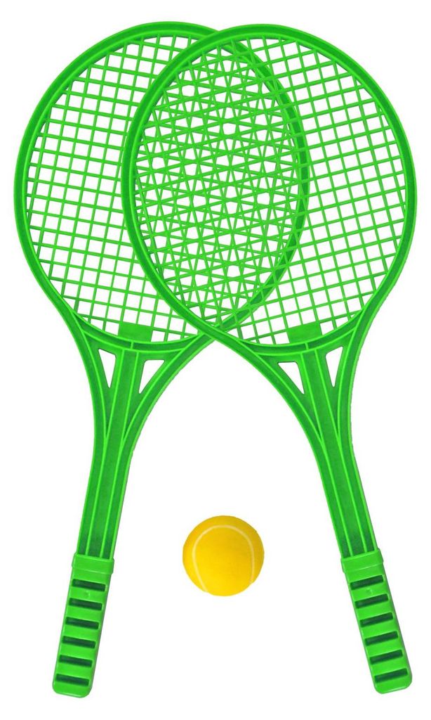 Best Sporting Tennisset mit Softball (grün) Produktbild 