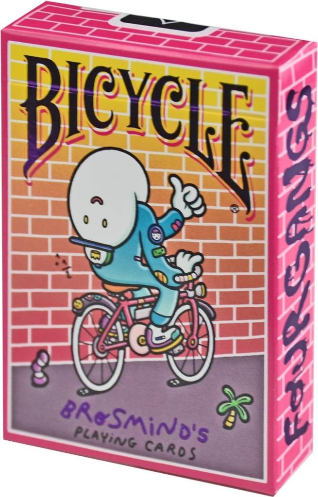Bicycle Brosmind Four Gangs, 56 szt., Różowy, Żółty, 1 Zdjęcie produktu 