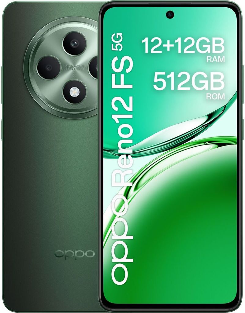OPPO Reno12 FS 5G AI Smartphone Tripla fotocamera 120HZ Immagine del prodotto 