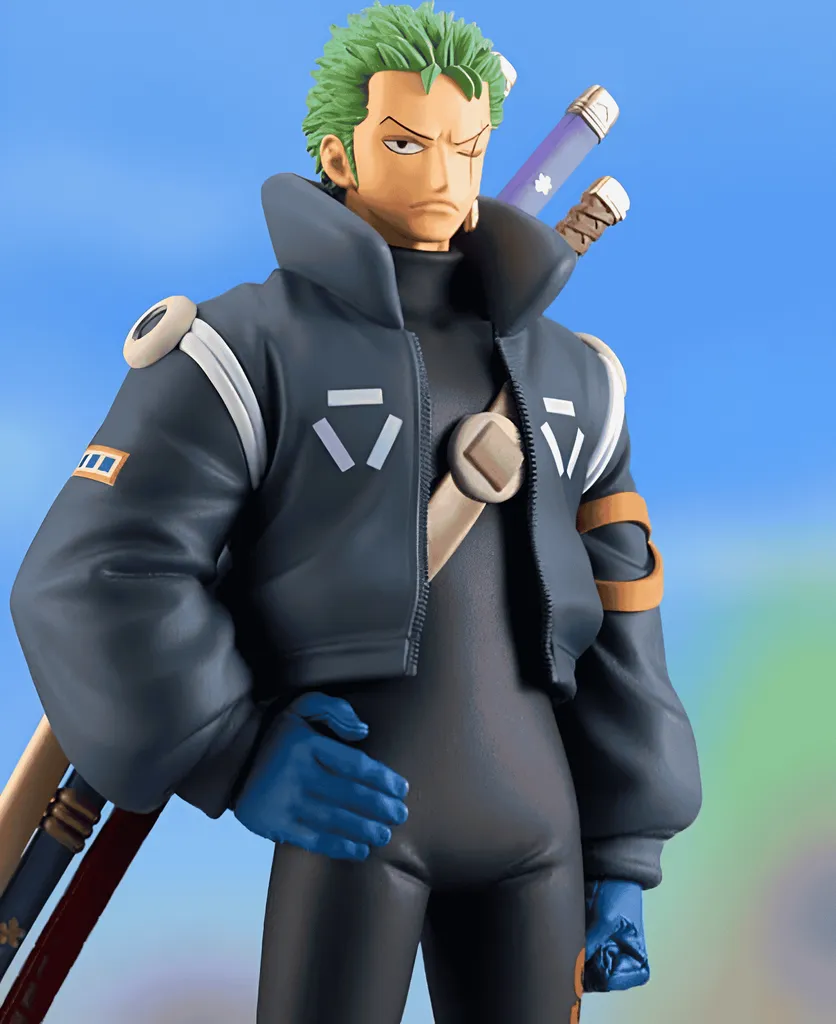 Statue Manga Roronoa Zoro One Piece Egghead 17cm pour vitrine