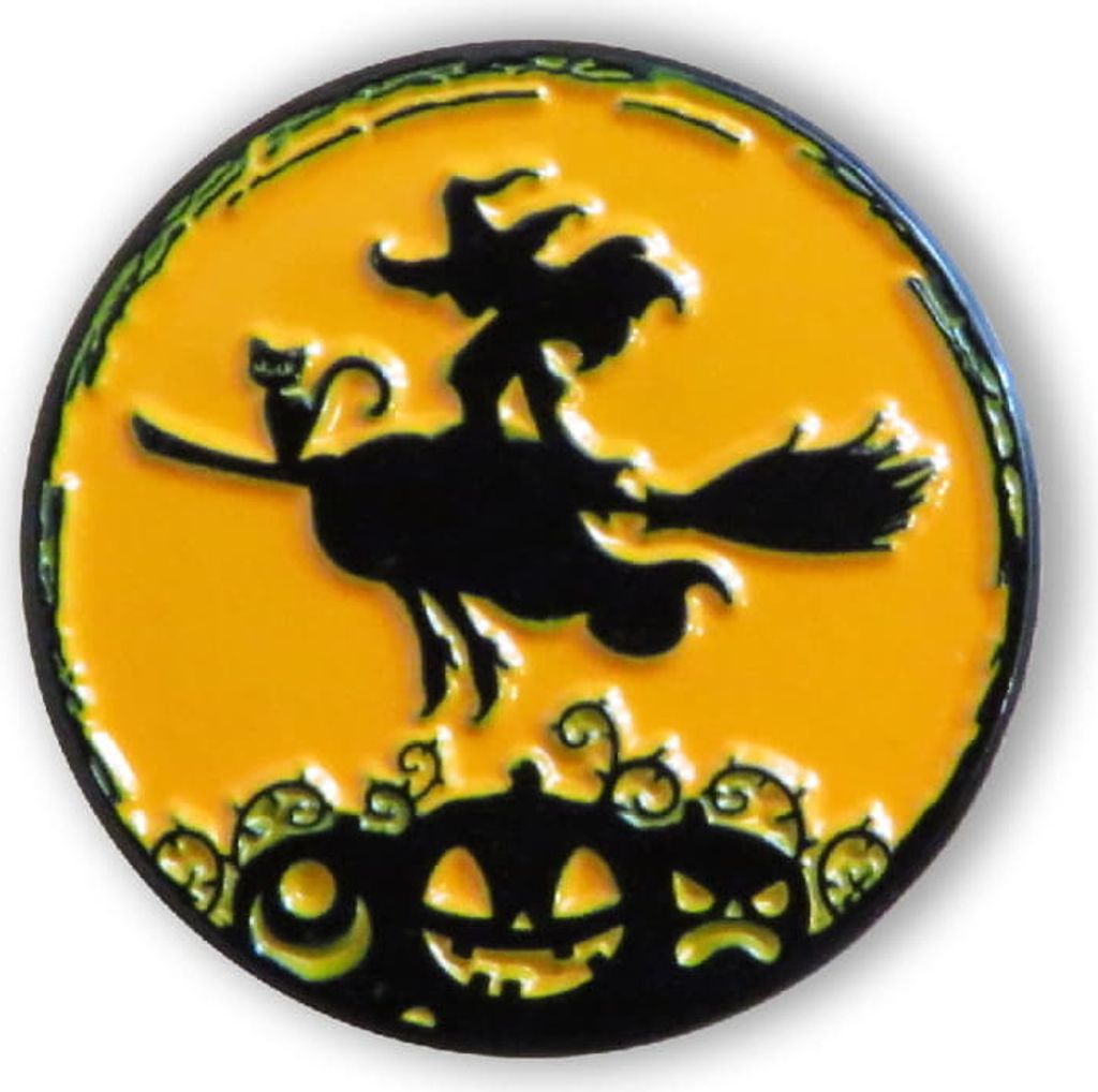 Letistitch Magnet Nadelhalter Schemahalter 1 Stück "Halloween ride"