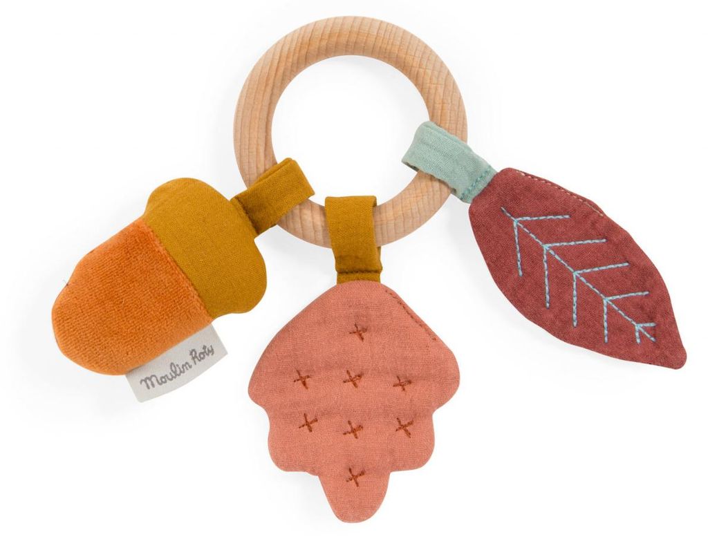 Holzring mit Rasseln für Babys, Moulin Roty