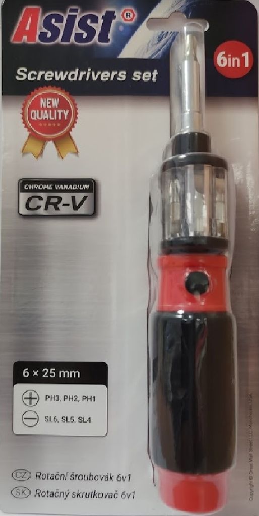Rotační šroubovák 6v1 Obrázek produktu 