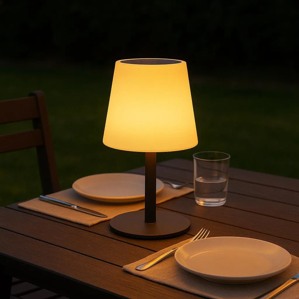 Lampe solaire LED rechargeable STANDY TINY éclairage table extérieur - 2