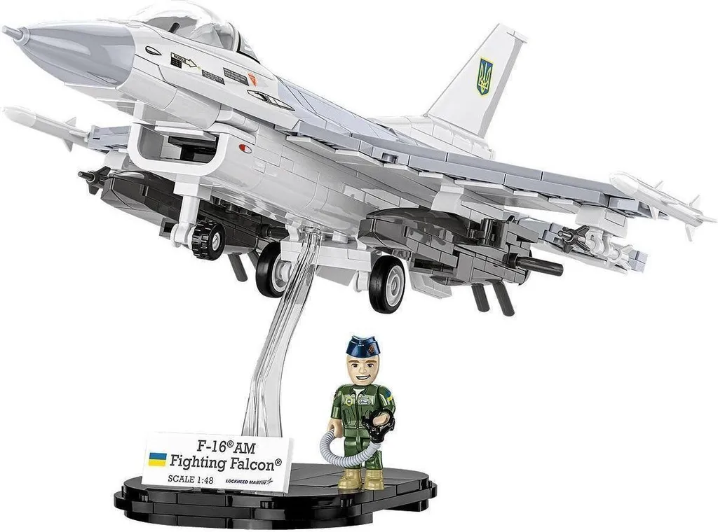 Maquette F-16C Fighting Falcon Cobi 5893 Robuste et sans Peinture UA