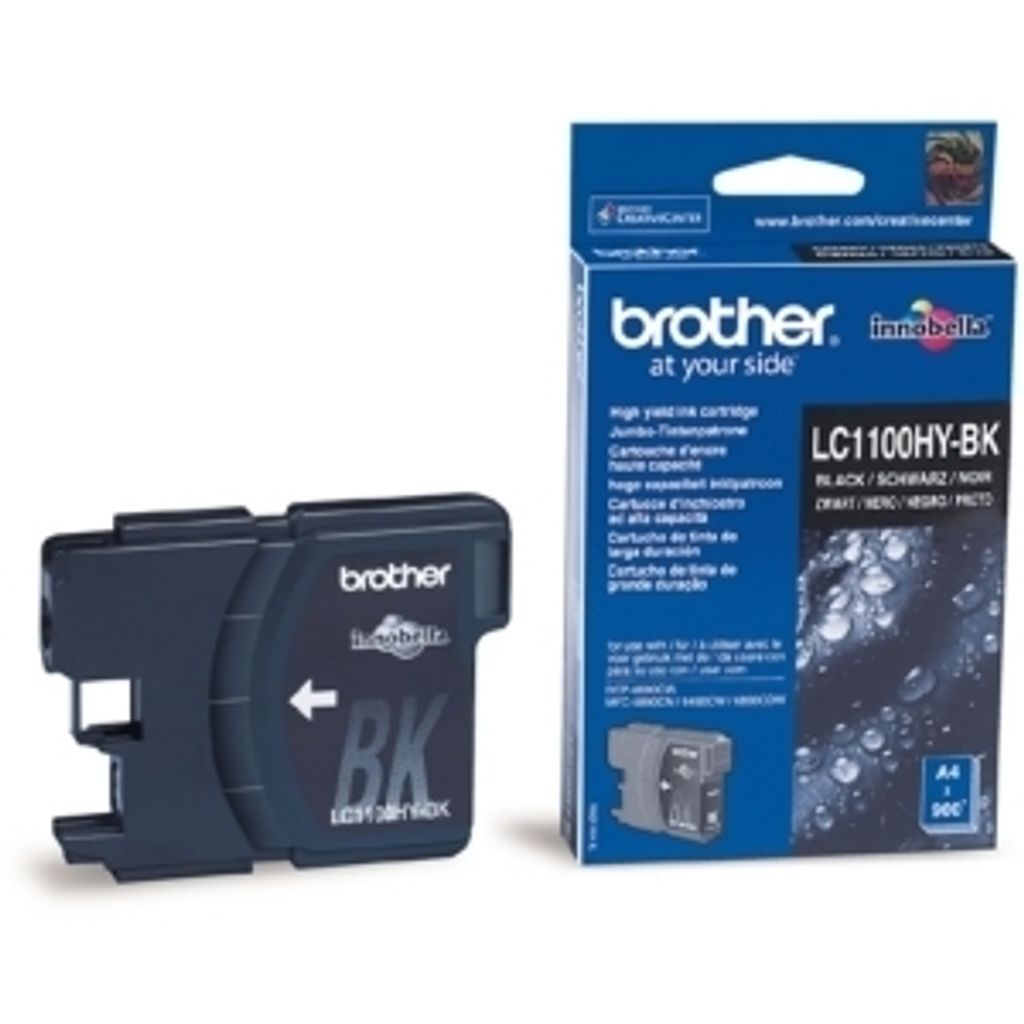 Brother LC1100HYBK, Schwarz, 900 Seiten, Tintenstrahl