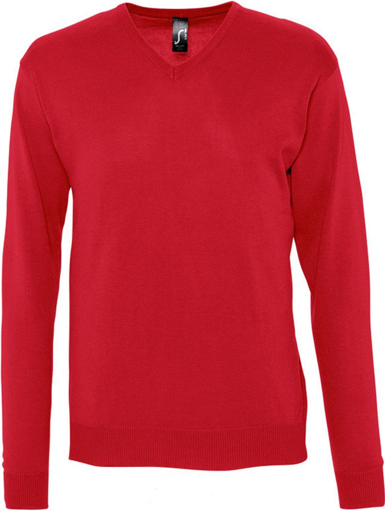 SOLS Mens Galaxy Sweater / Pullover mit V-Ausschnitt PC400 (Large) (Rot)