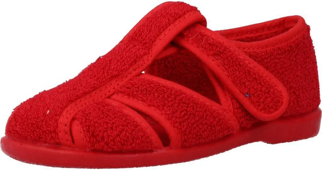 Vulladi 5170 052 Chaussons Rouges Confortables pour Enfant et Maison