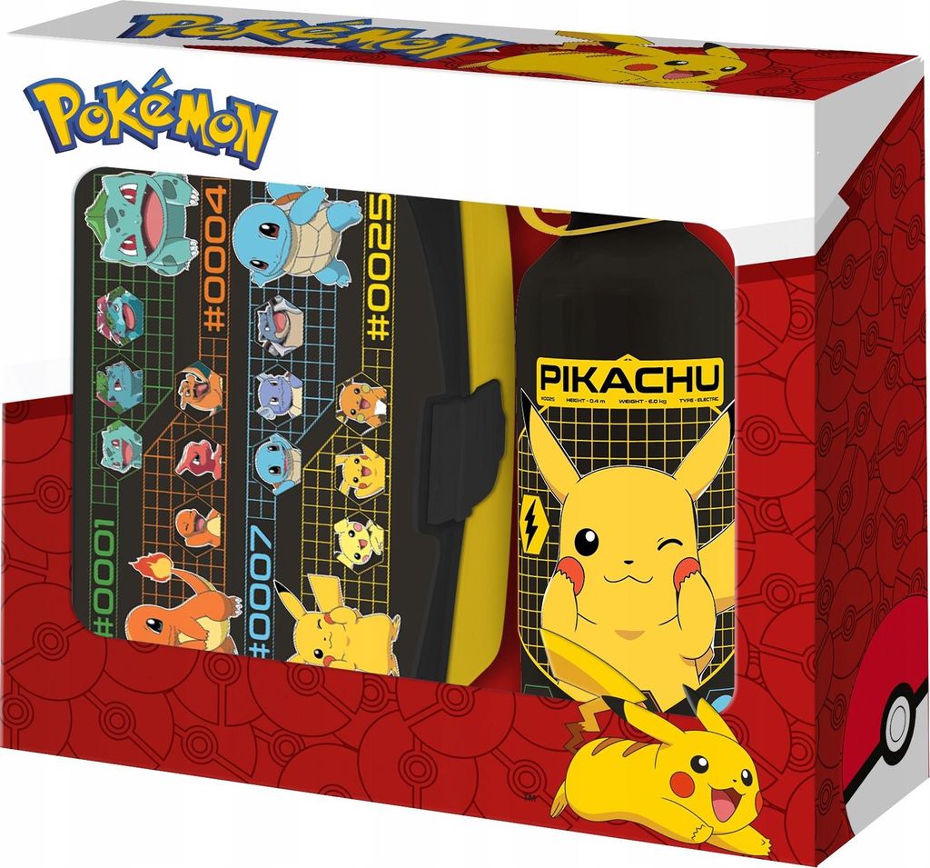 Lunchbox und Wasserflasche Pokemon KiDS Lizenzierung Produktbild 