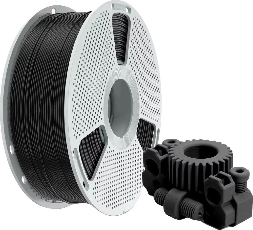 Filament 3D Noir Indéformable et Durable pour Impression Longue Durée