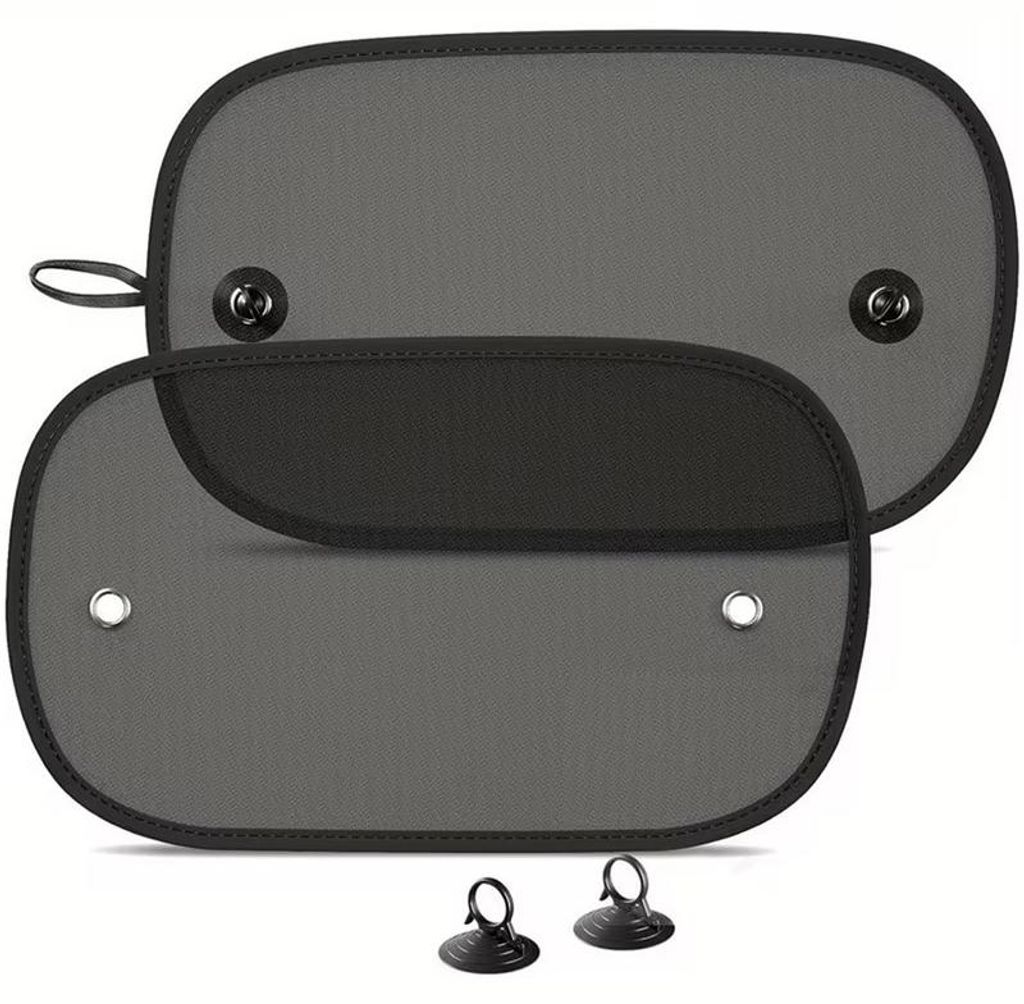 2er Set Auto Sonnenschutz für Seitenscheiben 50×30 cm, Produktbild 