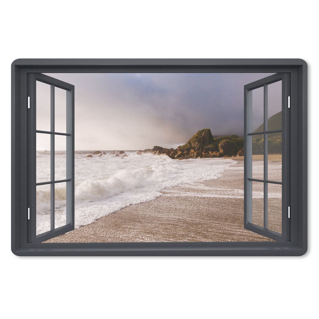 MuchoWow Mauspad Mousepad Aussicht - Meer - Strand 27x18 cm - Mousepads - Maus Mat - Pad - Mausunterlage - Büroartikel - Desk Matten