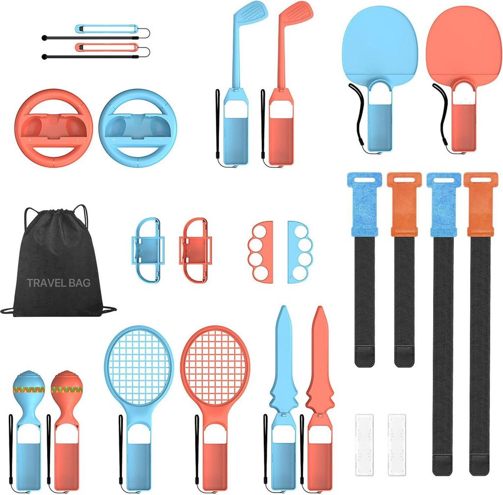 Gaming Zubehör Set für Nintendo Switch 2 25-in-1 Motion Sensor Sport Controller