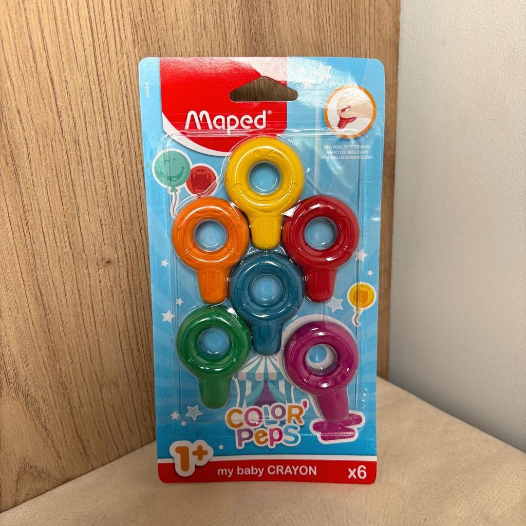 maped 863806 6 maped COLOR'PEPS Wachsmalkreiden Image du produit 