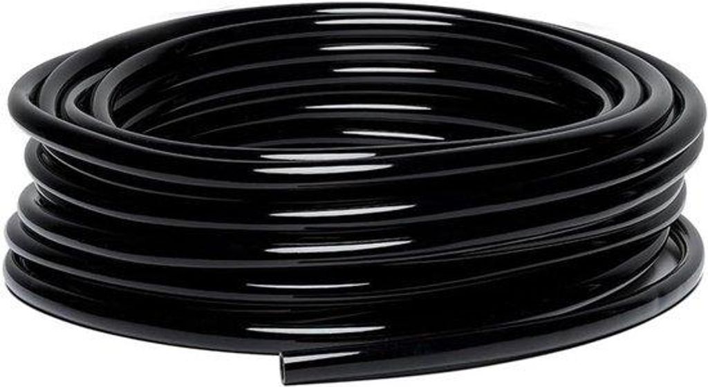 Flexibler PVC-Druppelslang für den Garten - 10 Meter lang - Schwarz