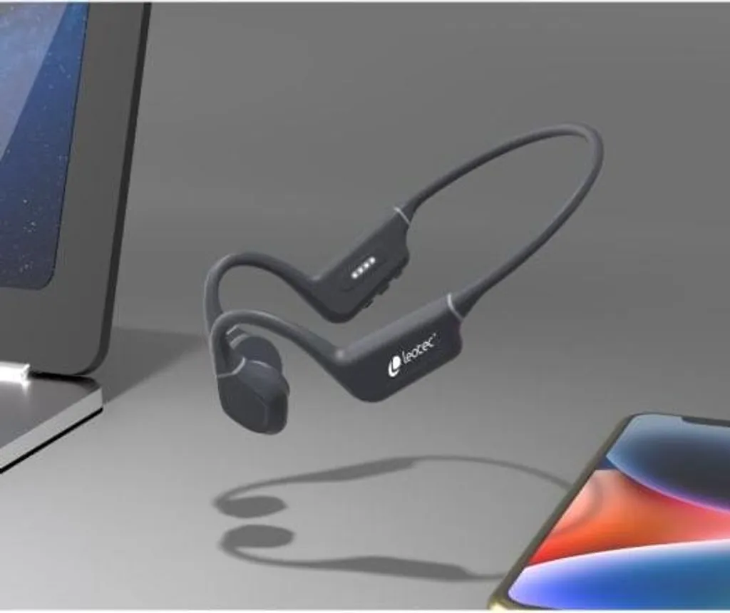 Écouteurs sport conduction osseuse Leotec Bluetooth et microphone Gris - 7