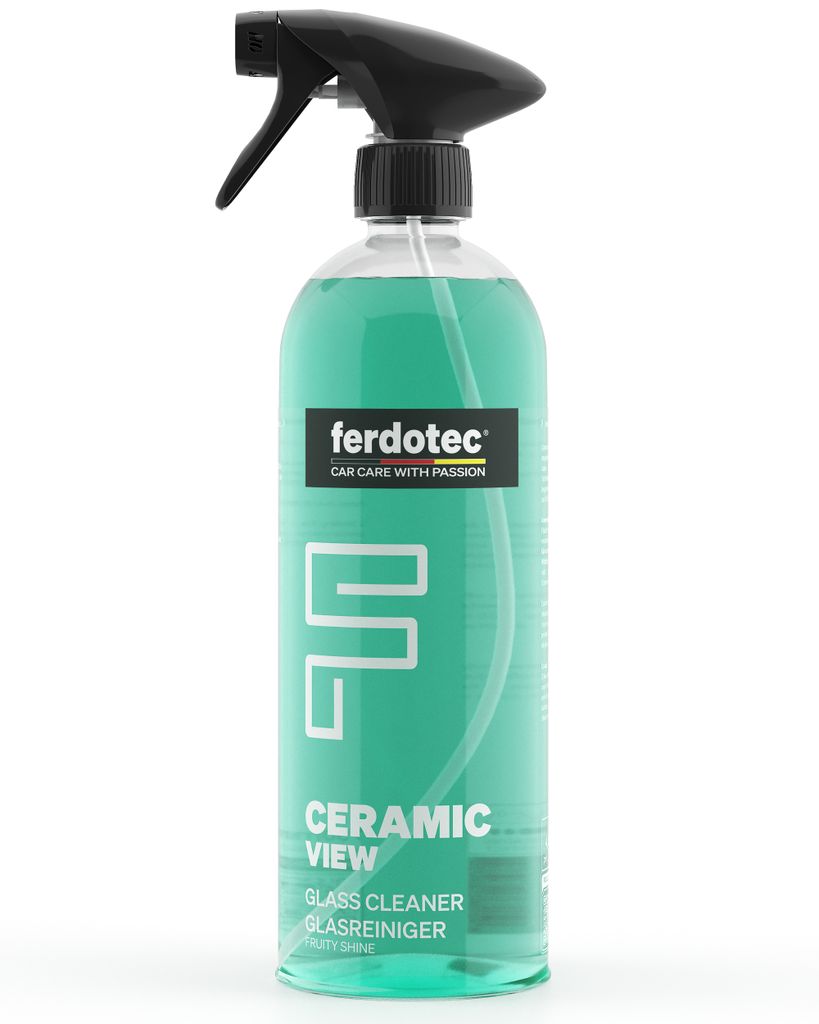 FERDOTEC Ceramic View Glasreiniger Auto (750 ml) – 2-in-1 Scheibenreiniger inkl. Versiegelung – für streifenfreie Autoscheiben – Scheibenver...