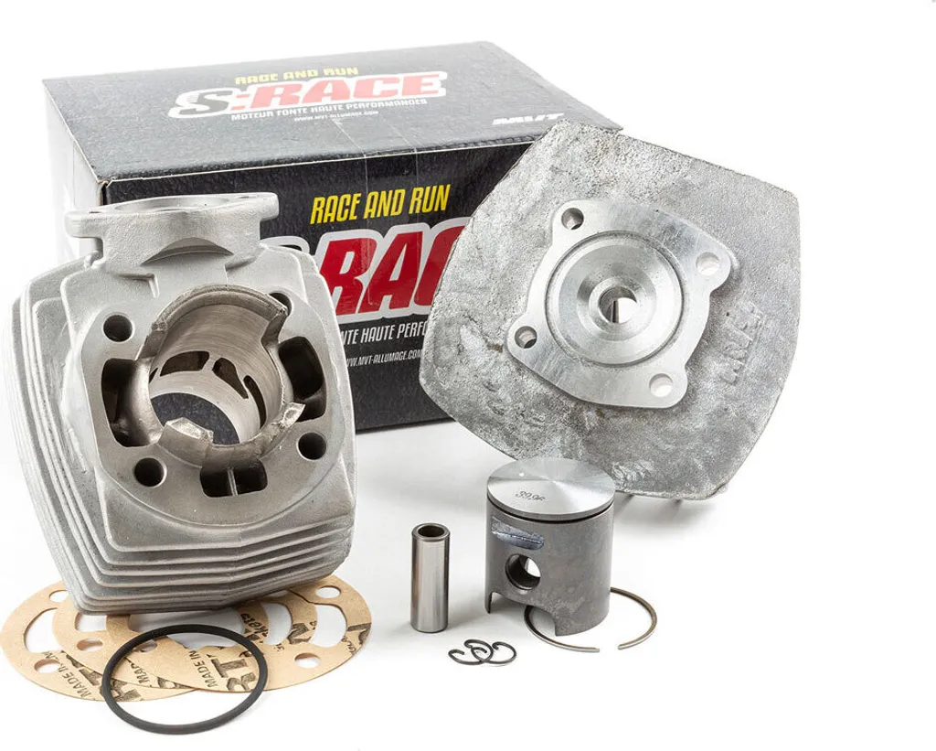 Haut Moteur Aluminium MVT G1 S-Race 50cc pour Cyclo Peugeot 103 AC