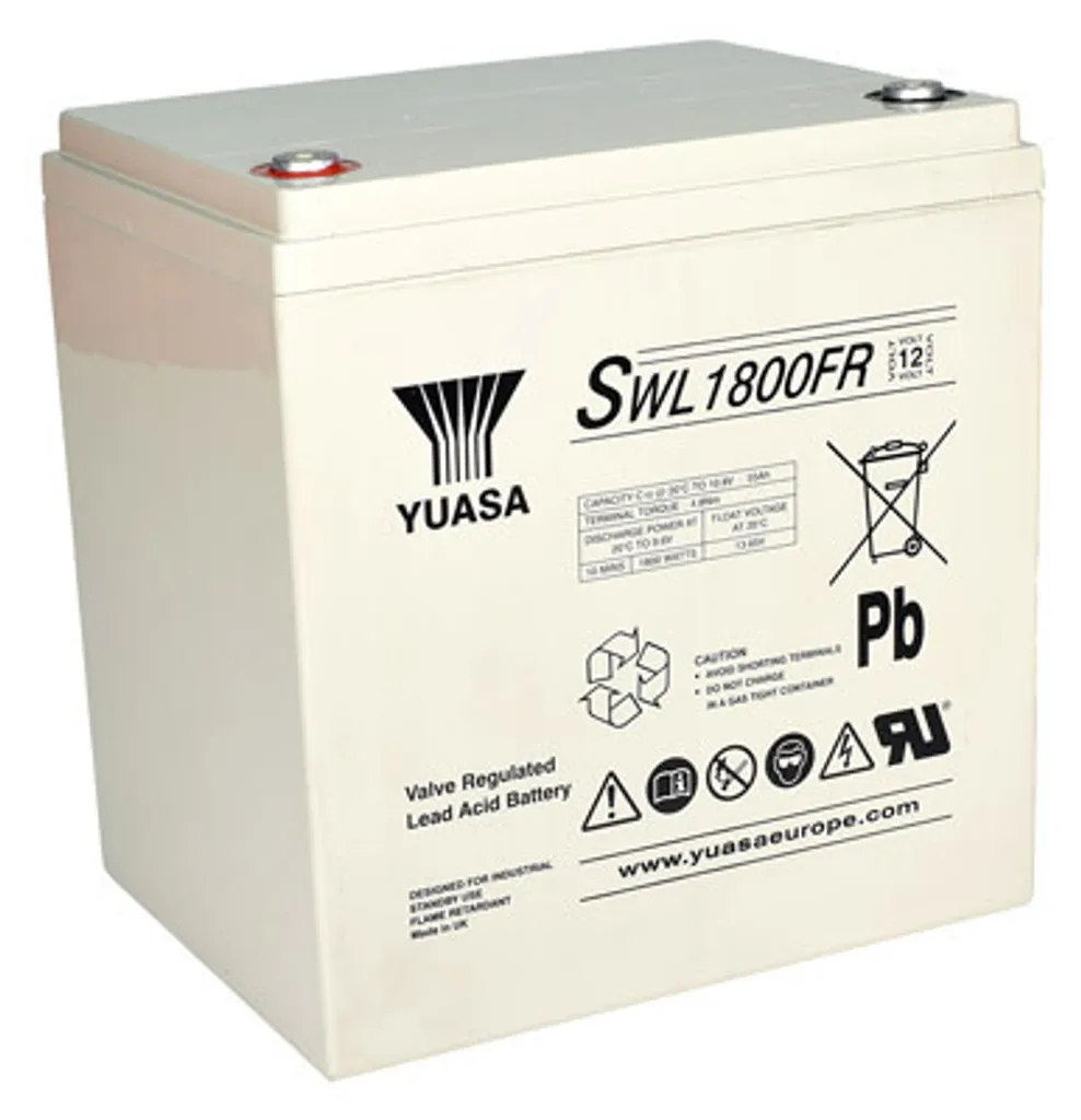 Batterie Yuasa SWL1800FR 12V 57.6Ah : Fiabilité Anti-Coupure