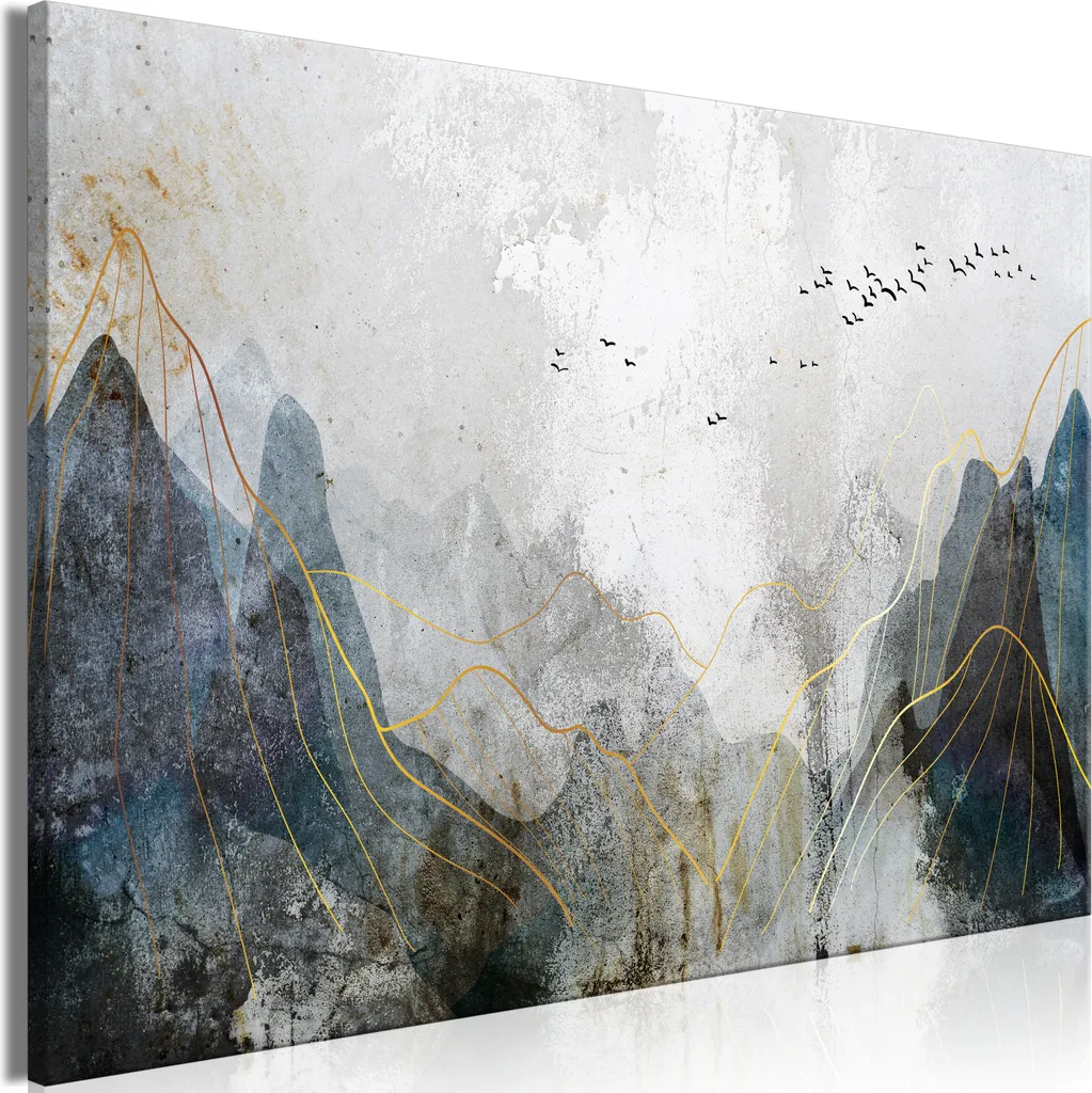 Quadro Moderno Paesaggio Montano 90x60 | Decorazione Parete TNT