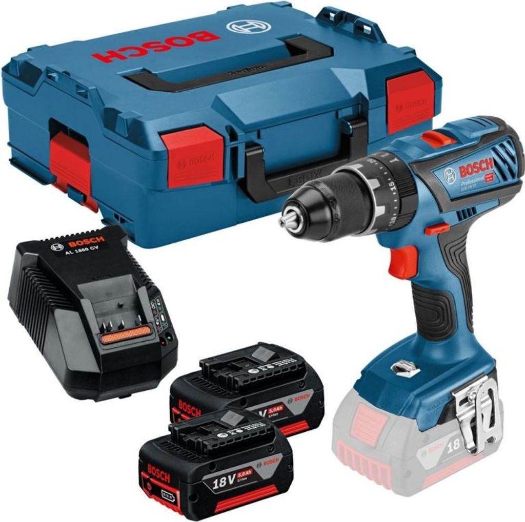 Bosch GSB18V-28 Akku-Schlagbohrschrauber 2x2Ah 18V Li-Ion Produktbild 
