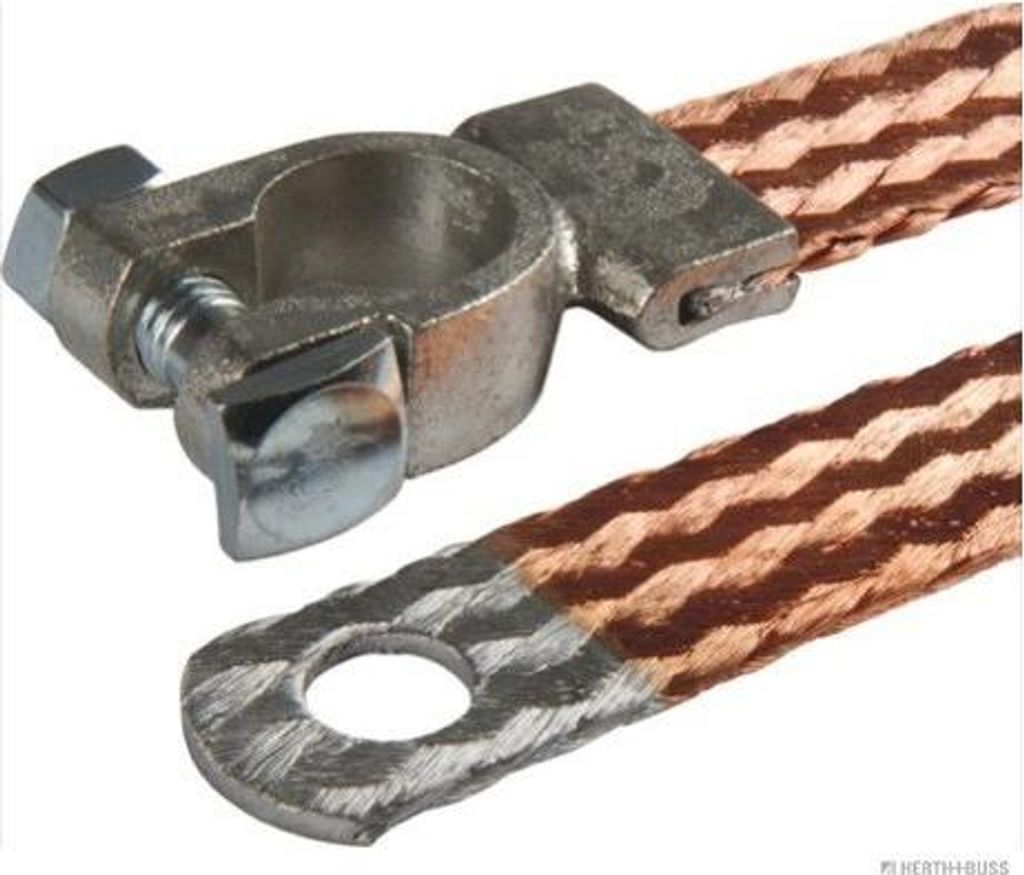 Herth+Buss Erdungsband Batt.Erdungsbänder 300mm m.Klemmenblock