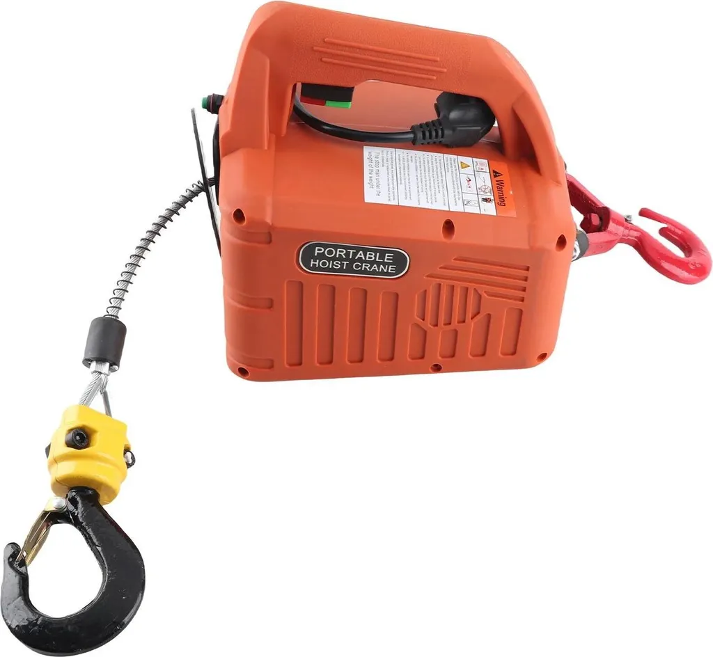 Palan manuel robuste avec câble en acier - Modèle portable version Europe
