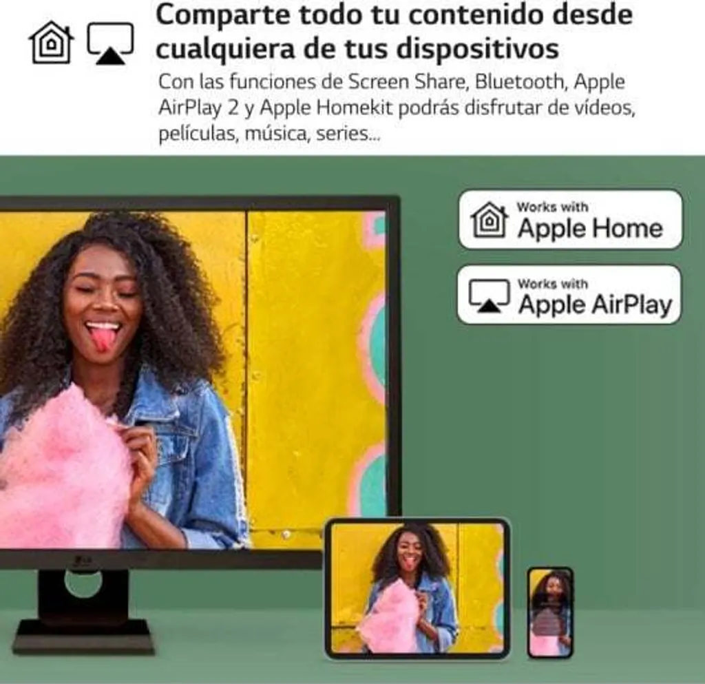 Écran Connecté LG 27SR50F-B 27 Pouces IPS avec Applications de Streaming - 8