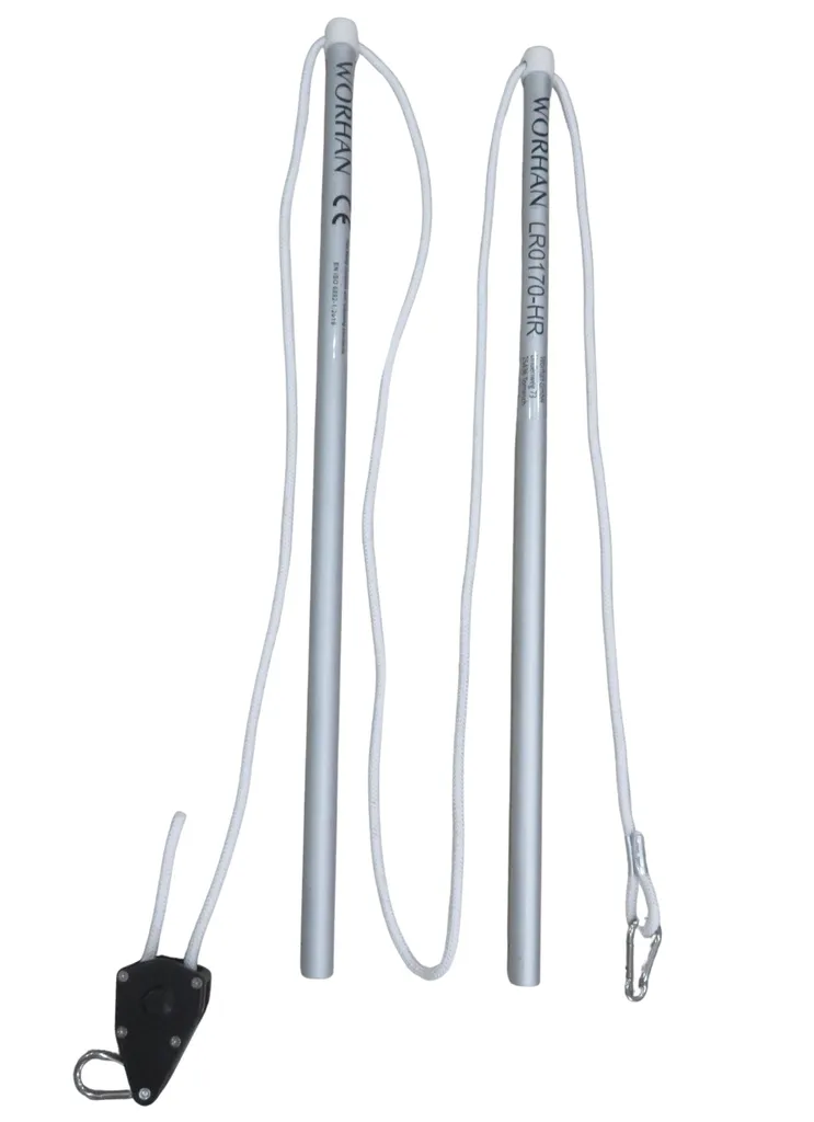 WORHAN Corrimano Alluminio 80cm G10 per Passerella Yacht e Barca