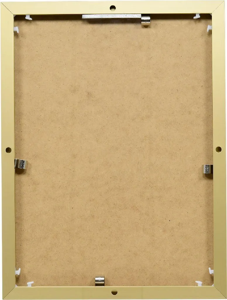 Cornice 30x30 Oro Alluminio | Design Moderno Vetro Acrilico - 3