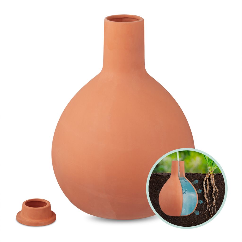 Relaxdays Olla, 7,5 l, hliněná, zavlažování u kořenů, Obrázek produktu 