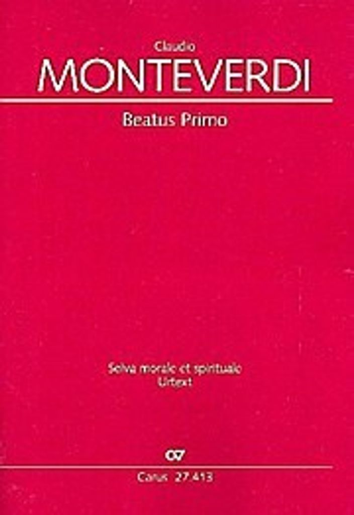 Beatus primo SV268 :für gem Chor, 2 Violinen und Bc (Instrumente ad lib)