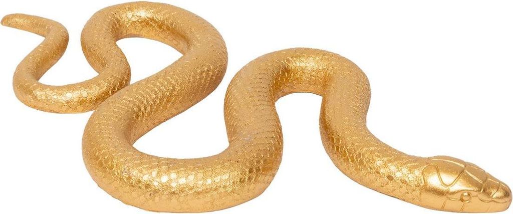 Schlangenstatuette "wild" gold l35cm - Atmosphera créateur d'intérieur