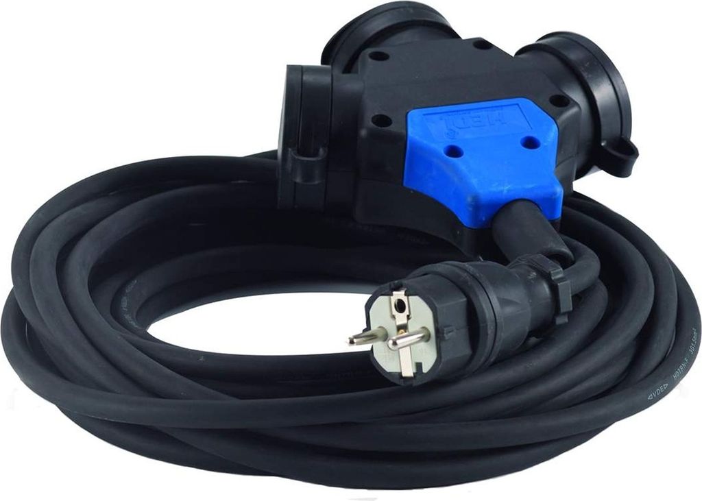 HEDI VK10-HK2 Neopren-Gummi-Leitung 10 m 3x2,5 mm² für Außenbereich