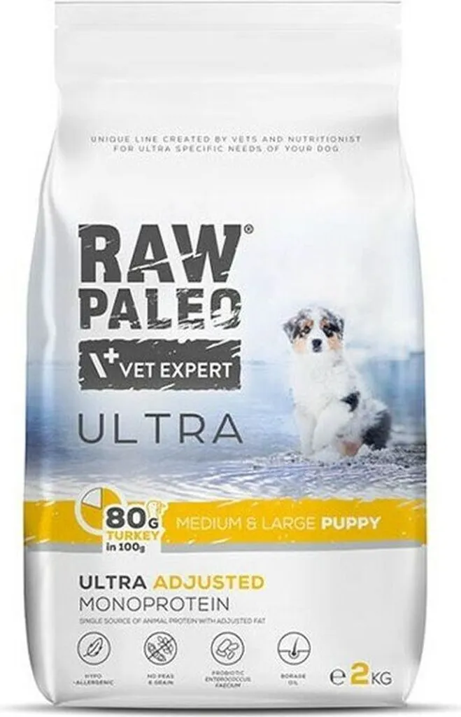 Aliment Chiots VetExpert Dinde 2 Kg - Idéal pour Sevrage et Croissance Douce