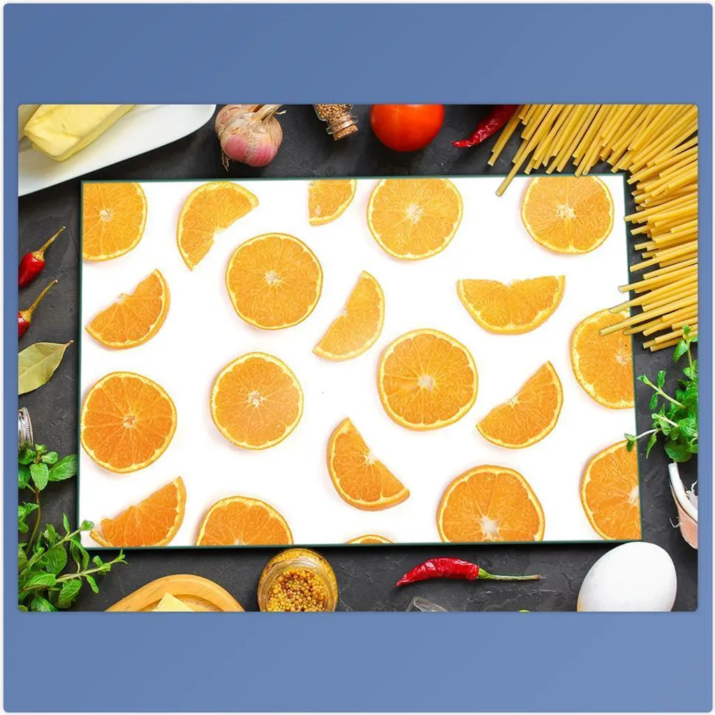 Protezione Piano Cottura Induzione 80x52 Vetro Arancio Universale - 3