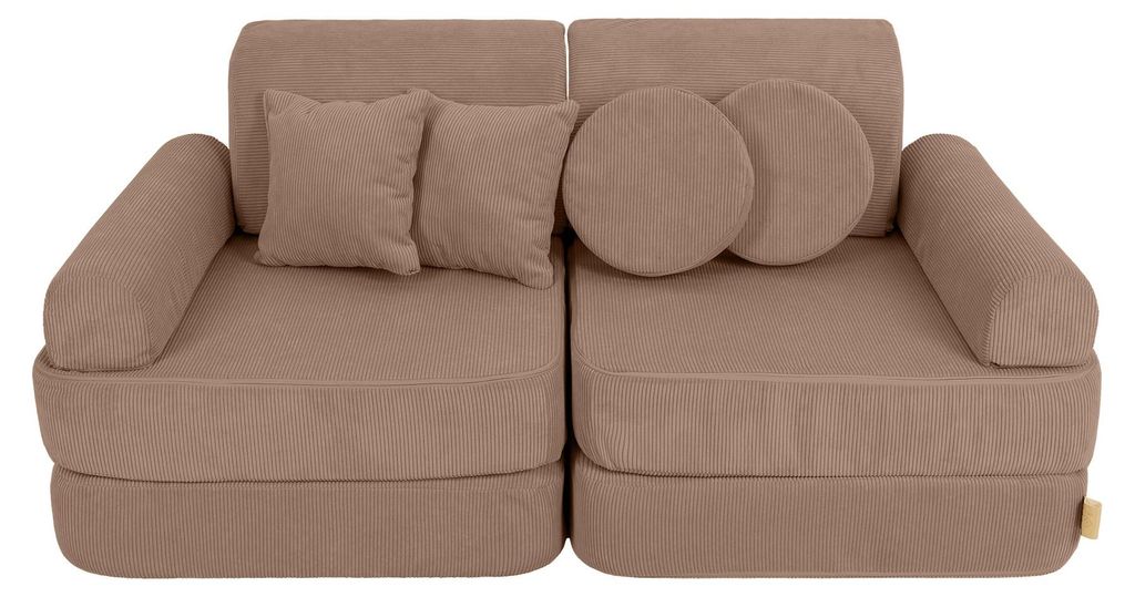 Divano Pocket 120 cm in velluto, 10 pezzi, SLIMCORD, per Immagine del prodotto 