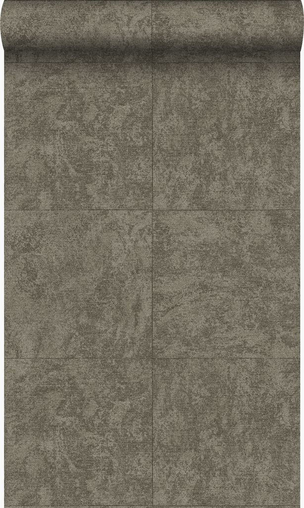 Origin Wallcoverings Tapete Stein-Optik Graubraun 53 cm x 10.05 m
