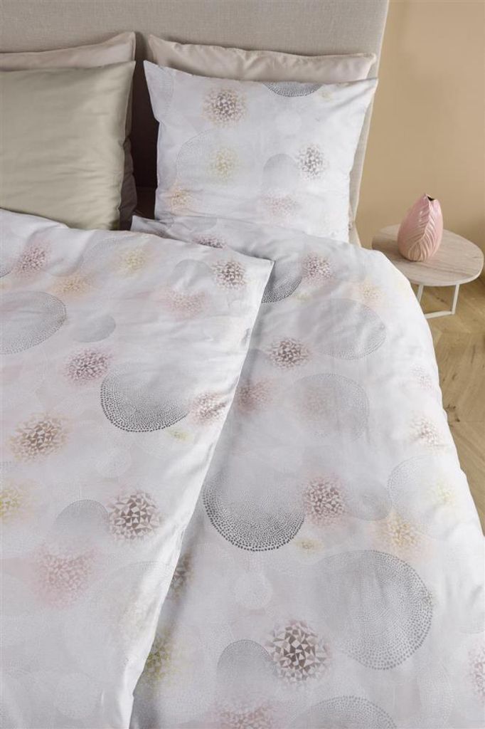 Beddinghouse Mako-Satin-Bettwäsche-Garnitur Jorg Farbe Grey Größe 155x220+80x80 cm