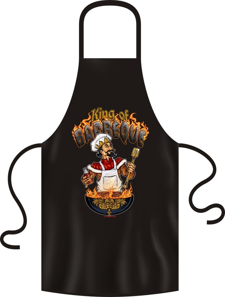 King of BARBEQUE BBQ - Grillschürze - Schürze