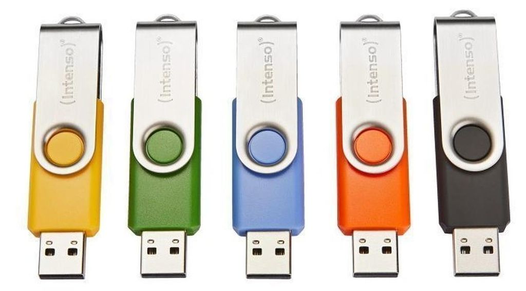 Intenso Basic Line, 64 GB, USB Typ-A, 2.0, 28 MB/s, Produktbild 